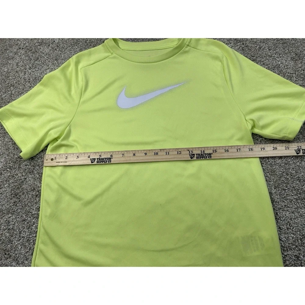 Nike Dri-Fit Children's Active Short Sleeve Shirt Size XL Lemon Twist Yellow‎